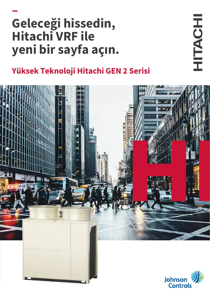 Hitachi VRF GEN 2 Serisi Kataloğu önizlemesi