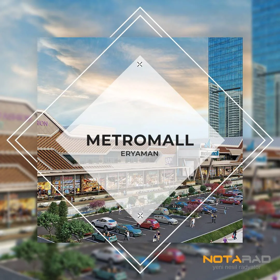 Metromall Eryaman – مشروع مرجعي لرادياتيرات الألمنيوم من NOTARAD